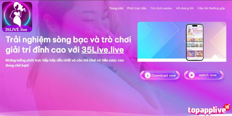 Các tính năng giải trí hấp dẫn tại 35 Live