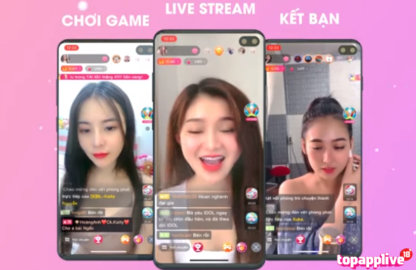Các tính năng hấp dẫn trên App Live Show Việt Nam